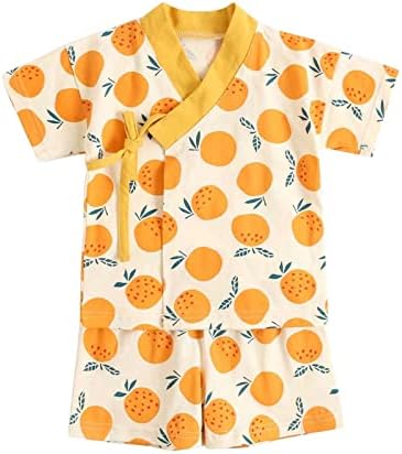 Fruit Print Newborn Boys and Girls 3-Piece Outfit