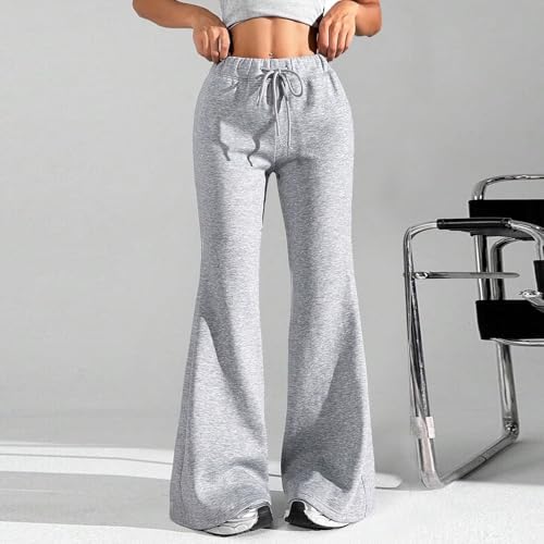 MidelXP High-Waisted Wide-Leg Fleece Sweatpants Women