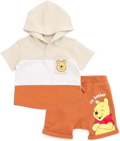 Perfect Disney Pullover Hoodie Shorts Set for Little Ones