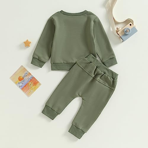 Mabackly Toddler Boys Sweatsuit Soft Breathable
