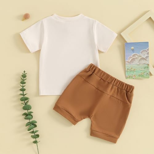 4th of July Toddler Outfit - Boys Summer T-Shirt Shorts Set