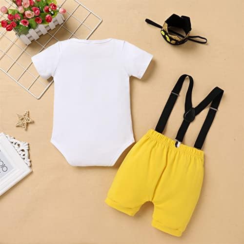 Its My 1st Bee Day Baby Boy Romper Set
