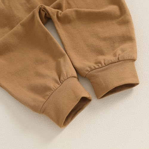 Newborn Boys Coming Home Romper Pants Hat Set - Soft Stylish