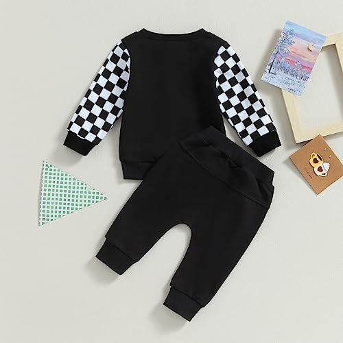 Perfect Fall Outfit for Kids Plaid Topple Joggers Set
