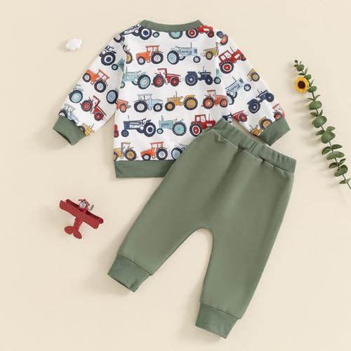 Gaono Toddler Farm Tractor Outfit - Cozy Baby Boy Essentials