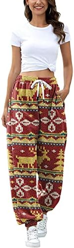 Christmas-Specific Plaid Sweatpants for Teen Girls