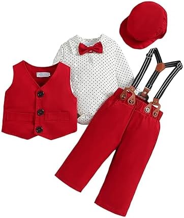 4-Piece Baby Boy Formal Outfit for gentleman Presentation