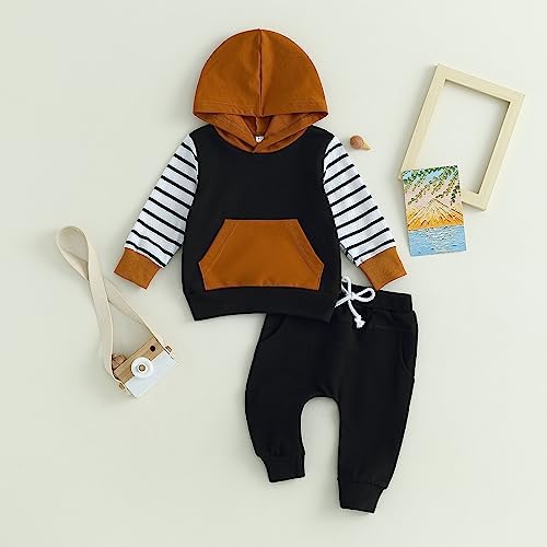 Sprifallbaby Toddler Boys Color Block Outfits Toddler Boys