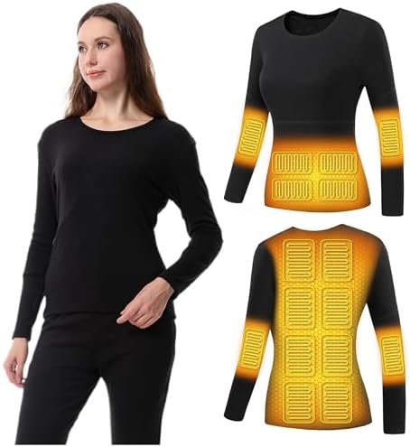YANYNGS Heated Top Women 16 Zones Thermal Cycling Baselayer