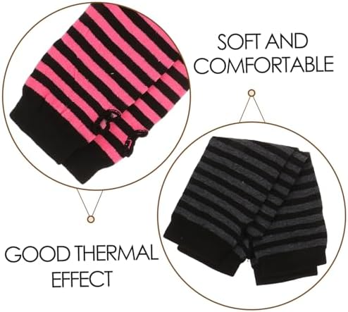 LIOOBO Women Knitted Fingerless Gloves