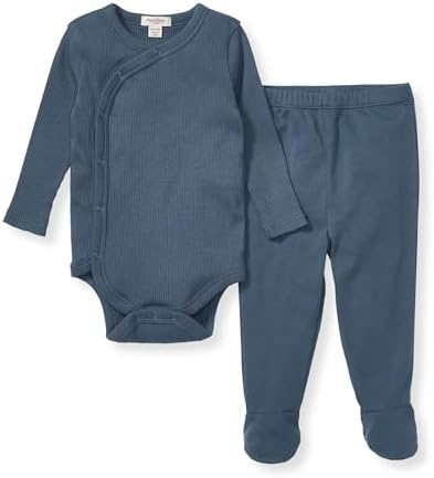 Burts Bees Baby Unisex bodysuit and pant set - Pima Organic Cotton