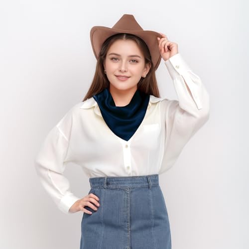 Satin Square Scarf for MenWomen