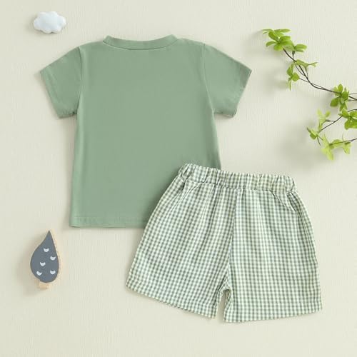 Bagilaanoe 2-Piece Summer Outfit for Toddler Boys Mallard Duck