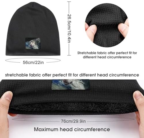 Warm Winter Fleece Beanie Hat