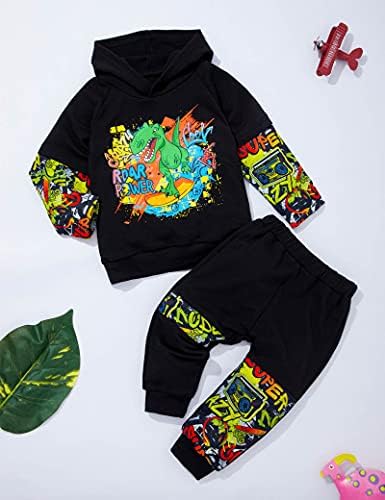MIGU Dinosaur Toddler Winter PJs Set