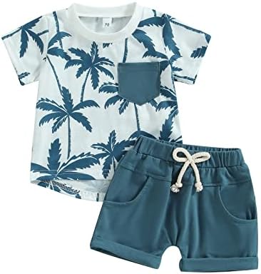 Perfect Summer Outfits Cotton Toddler Boys Clothing Set