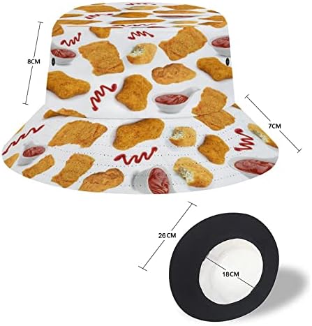 Food Pattern Bucket Hat