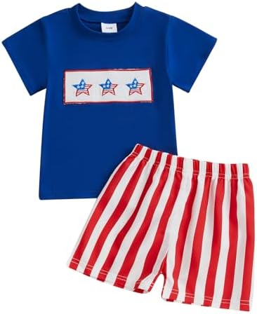 Patriotic 4th of July Must-Have 2-Piece Set for Baby Boy