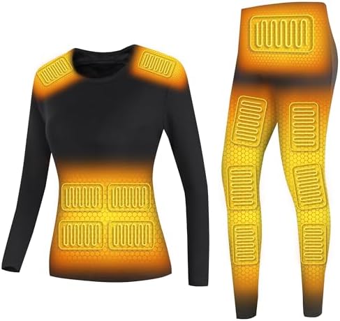 Warm EssentialVersatile Womens Electric Thermal Underwear for Hunting Motorcycling