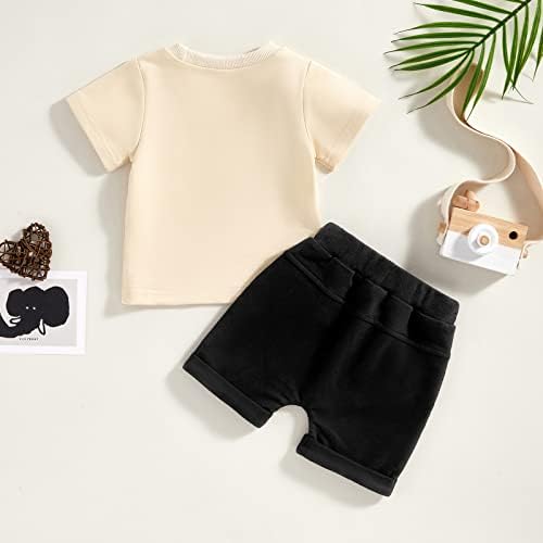 Rtnnsbbfcm Newborn summer outfits for boys