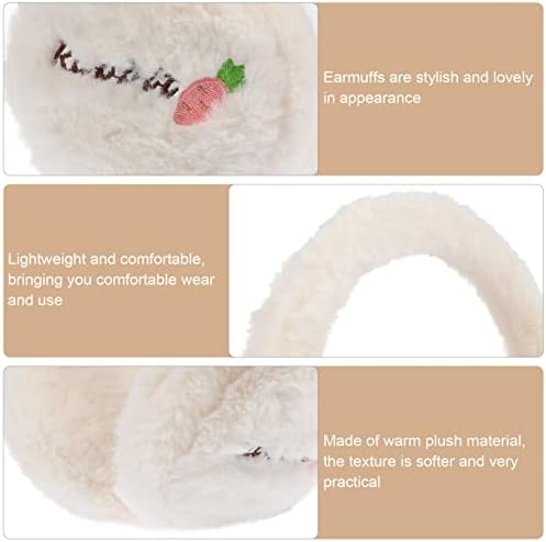 Ipetboom 1Pc Plush Ear Muffs for Winter Cold Resistance