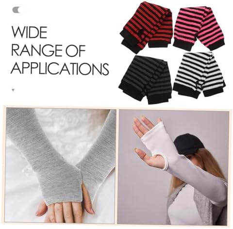 LIOOBO Women Knitted Fingerless Gloves