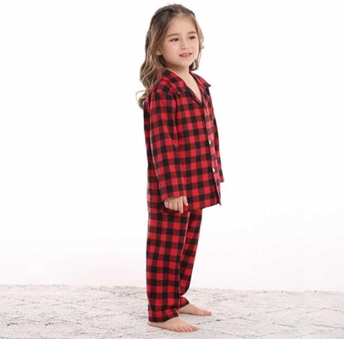 Red Plaid Winter Toddler Boys Set