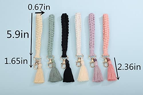 Eco-Friendly Macrame Keychain for Women