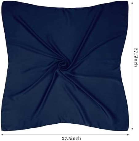 Satin Square Scarf for MenWomen