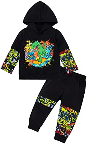 MIGU Dinosaur Toddler Winter PJs Set