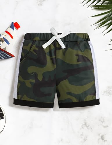 Comfortable Stripe Toddler Boy Clothes Set for Summer