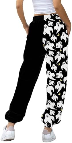 Womens Halloween Sweatpants with Pockets