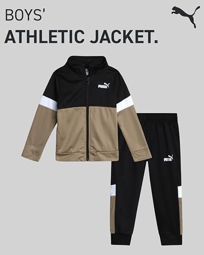 PUMA Toddler Boys Activewear Set - Performance-Friendly Mix of Jacket Joggers