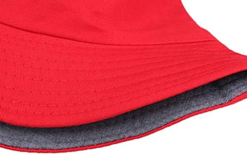 Generic Red Summer Bucket Hat Unisex Fits