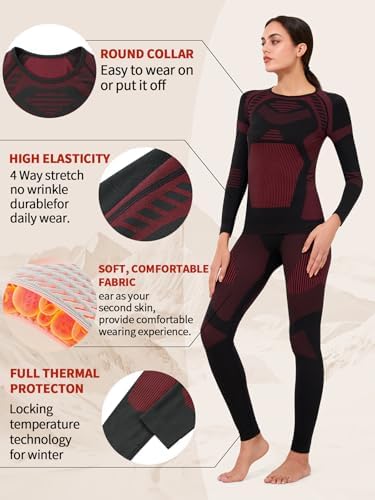Thermal Underwear Set for Skiing