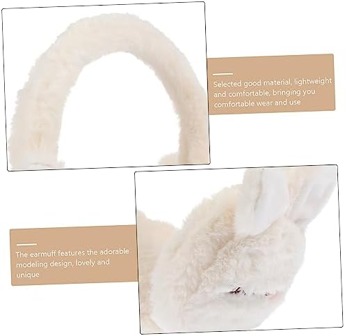 Warm Earmuffs for Women Soft Furry Ear Protection for Winter