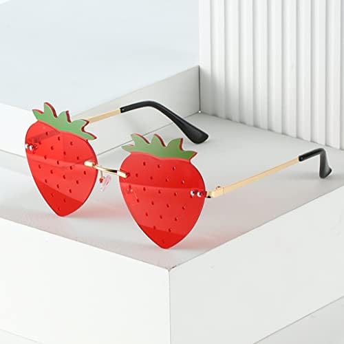 Cute Strawberry Sunglasses for Women Men