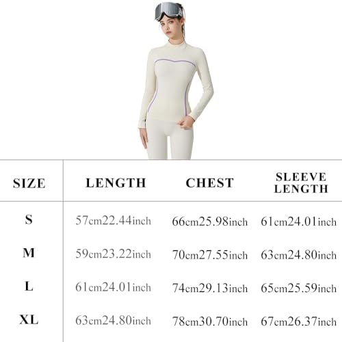 10-Piece Ski Base Layer Set for Women