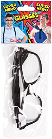 Kangaroo Black Superhero Nerd Glasses