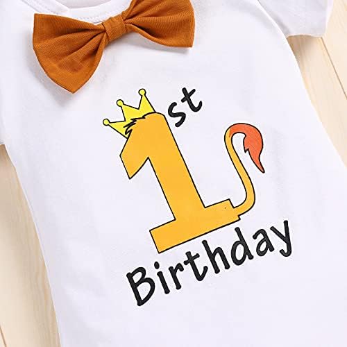 ODASDO Baby Boy Jungle Birthday Costume Set