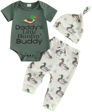 Baby Boy Duck Hunting Outfit Set