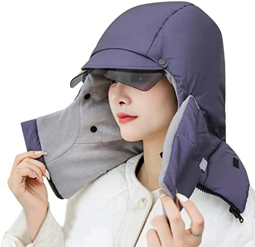 4-in-1 Waterproof Ski Mask Hat for Men Women