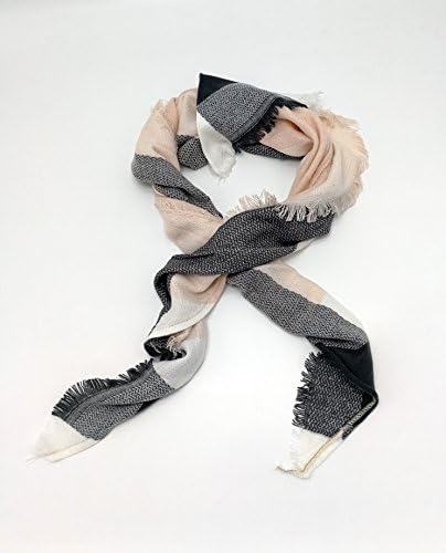 Wander Agio Womens Warm Plaid Long Shawl Wrap