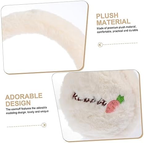 Warm Earmuffs for Women Soft Furry Ear Protection for Winter