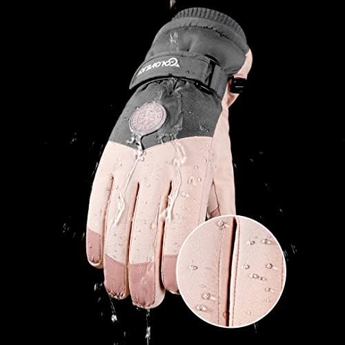 ZJRXM Touch-Screen Anti-Slip Snowboard Gloves Waterproof Warm for Men Women