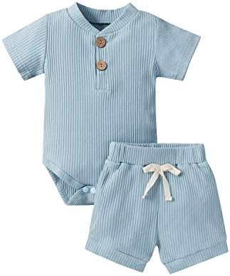MABABY Newborn Romper Set for 3-18 Month