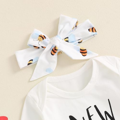 Newborn Baby Essentials Set - Body suit Pants Hat Headband