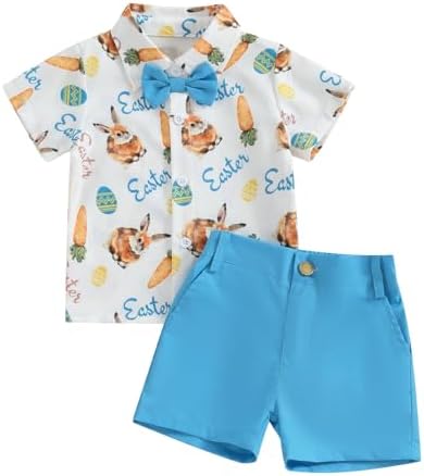 MAINESAKA Toddler Easter Outfit 2 Piece