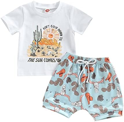Summer Baby Boy Shorts Set