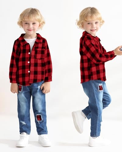 Cool Plaid Jeans for BOYS